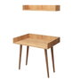 Hanah Home Harmony Mesa de Estudio Roble con Estante